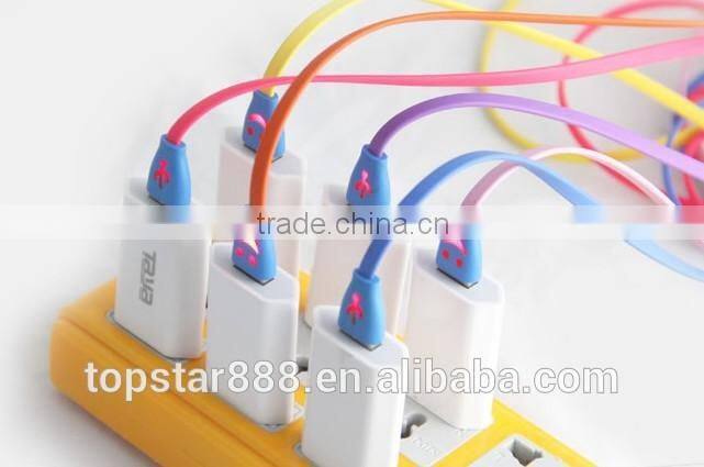 Top selling products in alibaba led lights micro usb data cable for iPhone 6