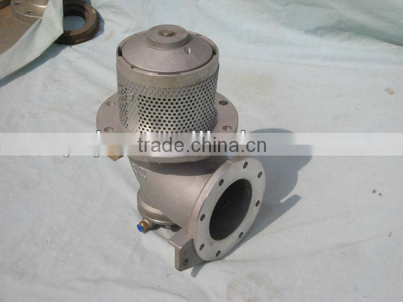 Pneumatic emergency bottom valve