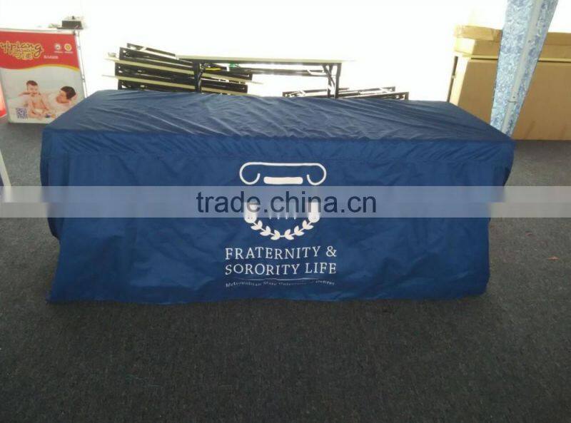 Best fabric waterproof for table cloth with custom logo priniting