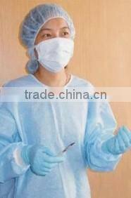 disposable non-woven lab gown