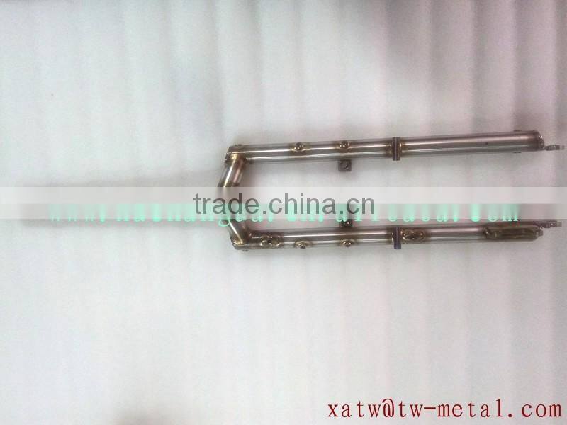 titanium mtb bicycle fork with welding color MTB front fork with welding color