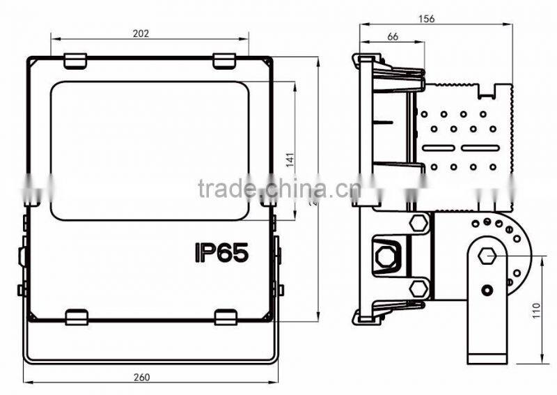 30w low price 6kv anti-surge driver on board ac flood light 80ra 80lm smd driverless reflector