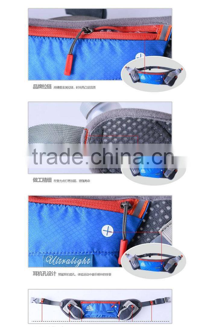 Unisex Outdoor Nylon Waterproof Multifunctional Gym Sport Jogging Running Waist Bag(WST16-001)