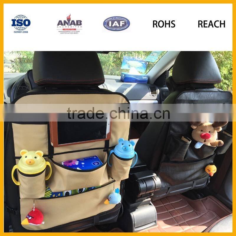 Car Seat Organizer,Auto Seat Back Organizer,Multi- Pocket Travel Storage Bag Insulted Car Seat Back