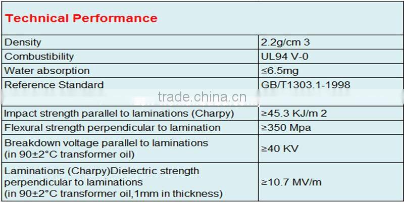 Thermal Insulation Laminates FR4 Epoxy Sheet for Jig