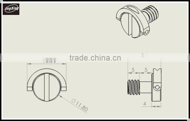 quality good reputation 1/4 D ring camera screw