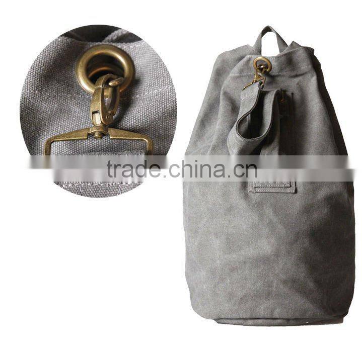 alibaba supplier cotton cavas material backpack Practical backpack with plain canvas
