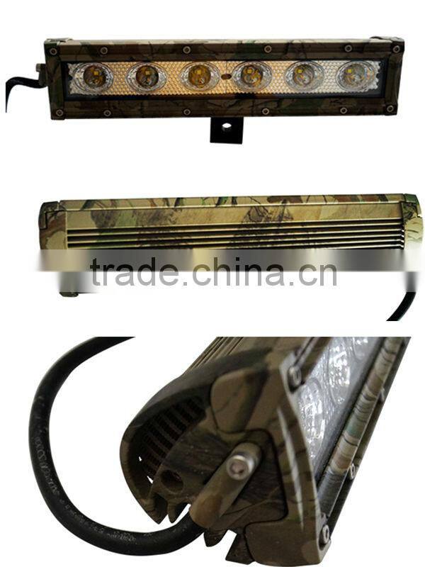 30w single row light bar /offroad light bar/led 4x4 light camo