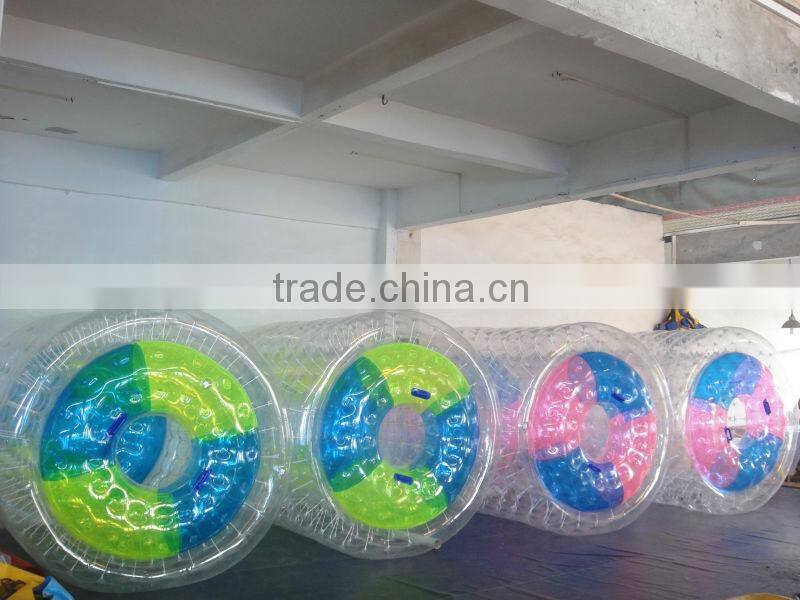 Hola huge inflatable water roller/water walking roller/big water roller ball