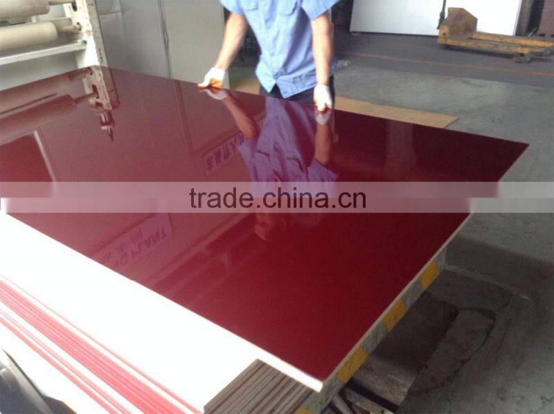 High glossy kitchen cabinet acrylic mdf panels 1220*2440*18mm