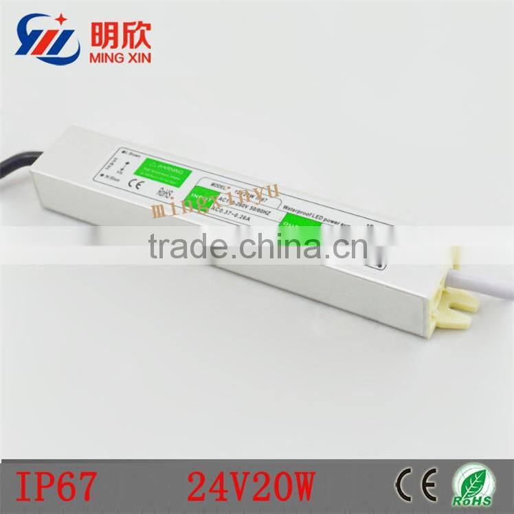 2 years warranty 20w switching power supply 10w 20w 24v waterproof led driver