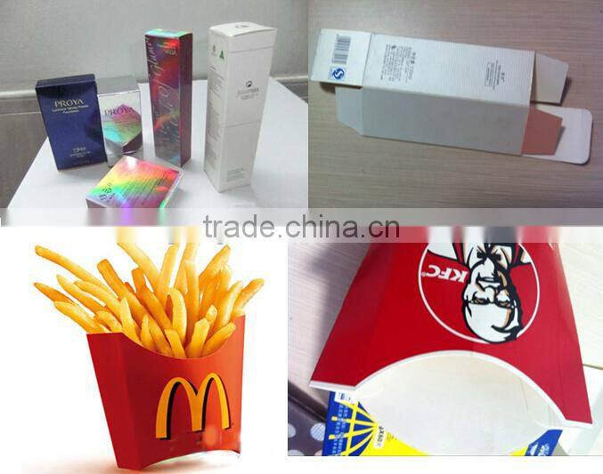 big capacity paper box folding machine, corrugated box folding gluing machine