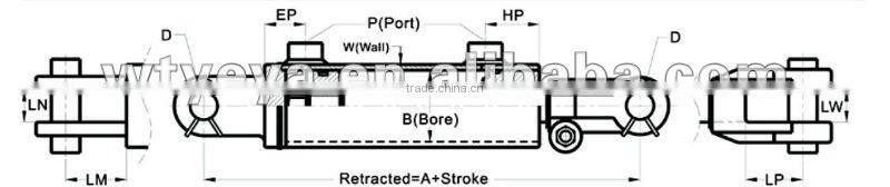 Hydraulic Cylinder hydraulic ram cylinder hydraulic