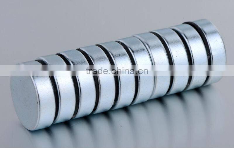 China Powerful Ndfeb Permanent Round Disk Strong Neodymium N35 Magnets