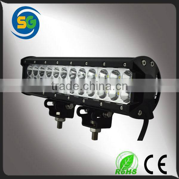 Professional 3W dual row spot/flood/combo 72w offroad led light bar with CE RoHS EMC
