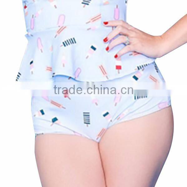 2017 XXX hot sex high waist beautiful girl swimwear