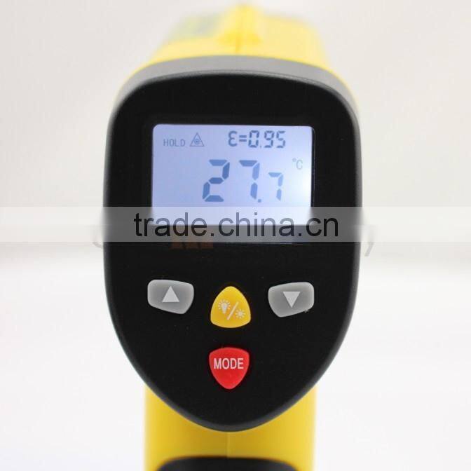 HT-819 Industrial LCD Digital Non contact Gun Infrared Thermometer Price with Dual Laser Targeting