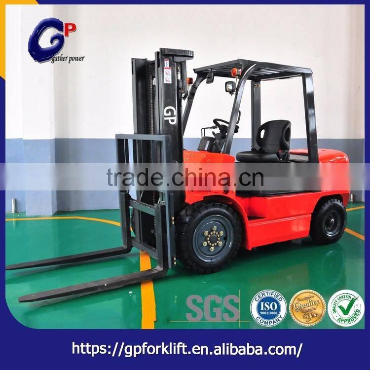 High quality low price stable performance outdoor balance weight type diesel forklift