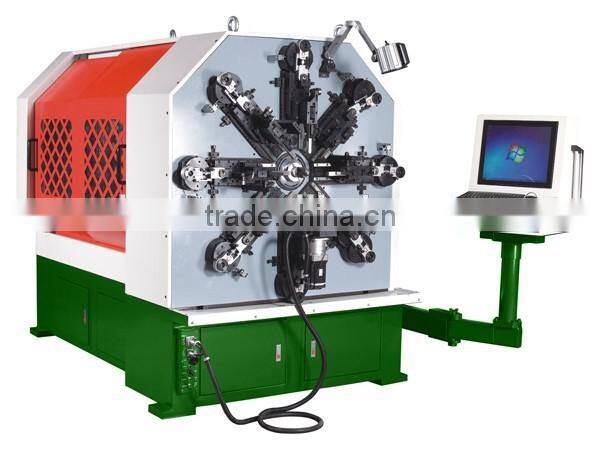 12 Axis Camless CNC Versatile Spring Rotating Forming Machine