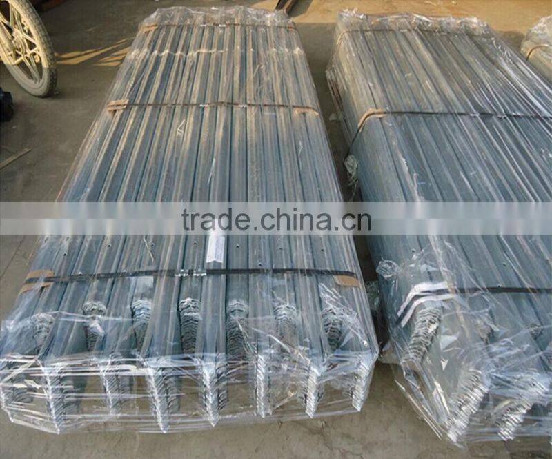 bright color ornamental weld steel palisade fencing prices with european style