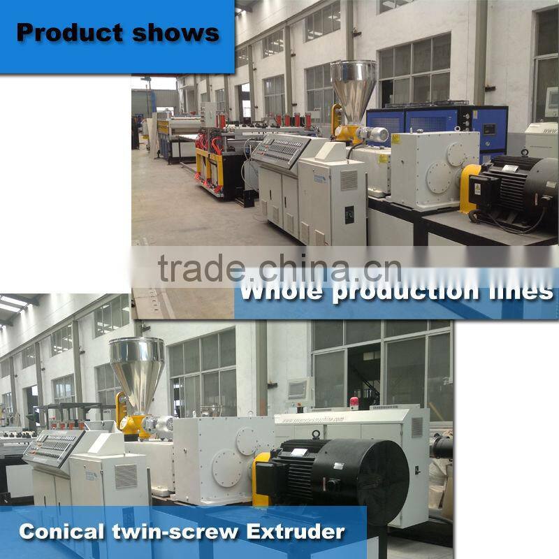 PVC foam plate making machine