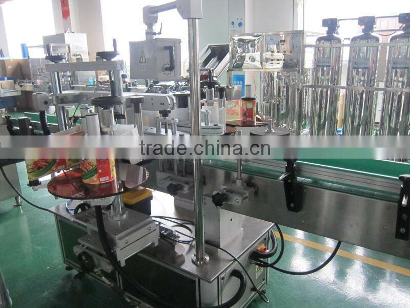 New automatic bottle labeling machine