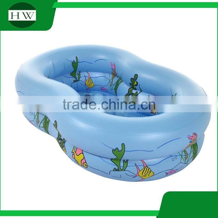 large children inflatable swimming fishing bath pool
