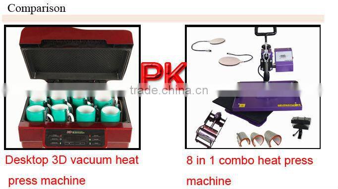 Free shipping 3D Sublimation Vacuum Heat Press Machine