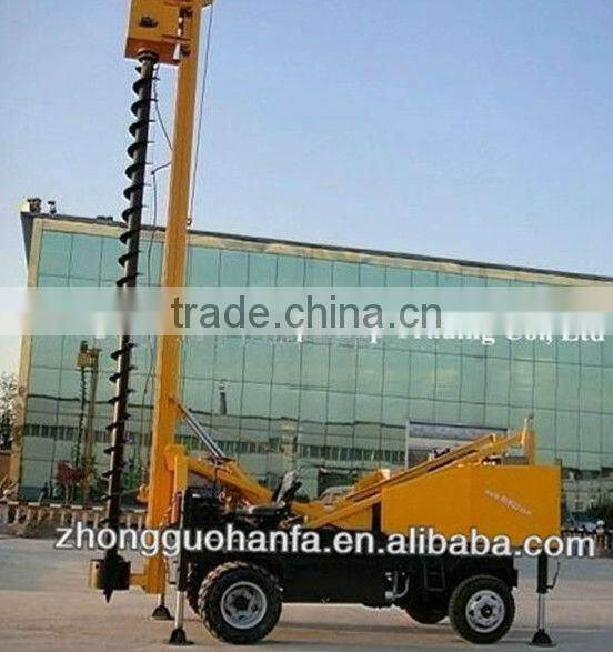 360-degree rotation Energy-saving drilling machine,11m depth pile drilling rig, HF360 piling drilling rig