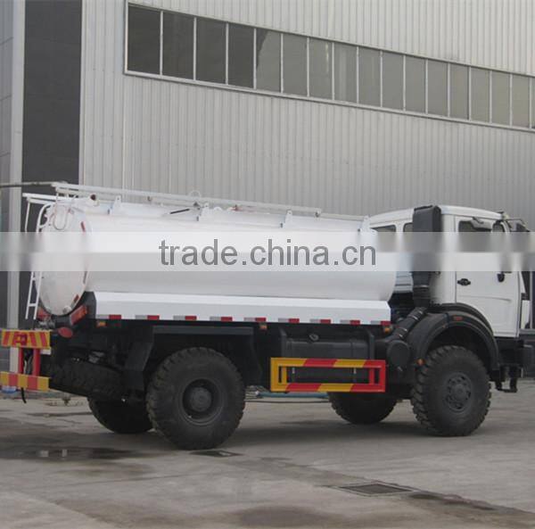 10000 liters howo EuroII 290hp off road 4x4 oil truck