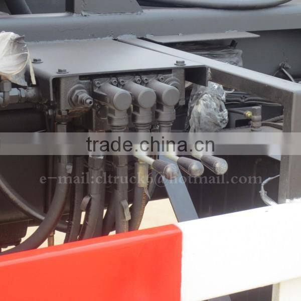 300hp 6*4 DONGFENG Compartment Removable Refuse Truck 16 m3