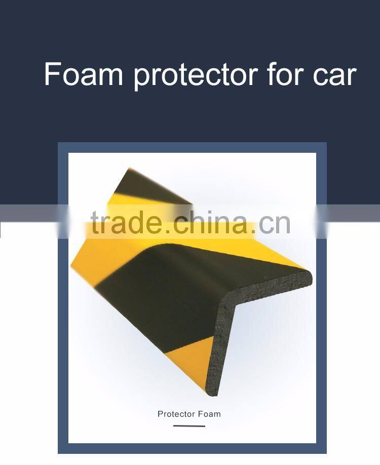 Wholesale Fireproof black and yellow parking protector for column and wall
