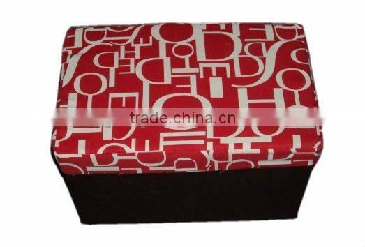 Rectangular storage stool