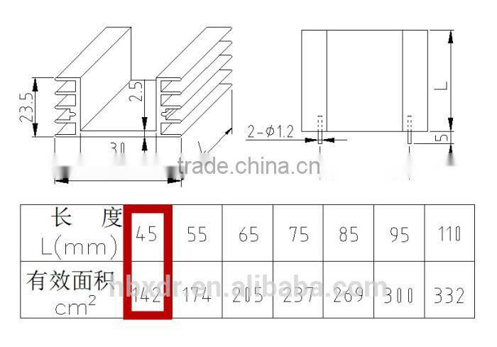 OEM aluminum heat sink,extrusion heatsink,heat sink factory
