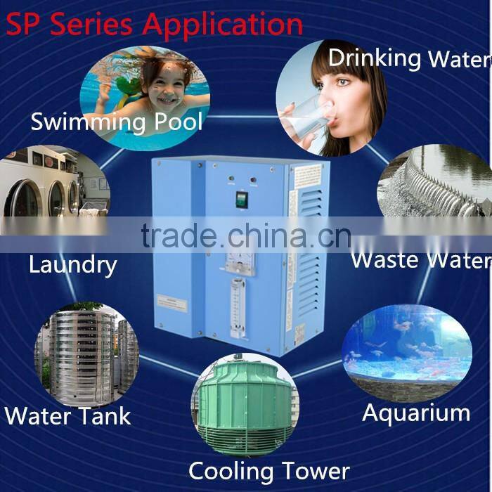 8 g/h pool water treatment ozone machine for swimming disinfect
