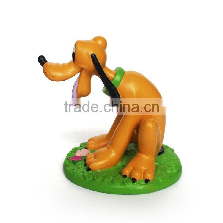 2015 antique polyresin dog statues for sale