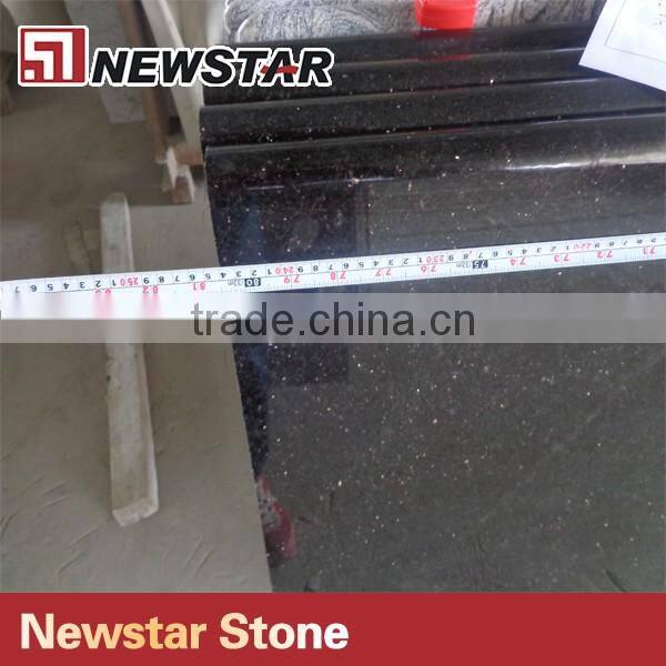 A Grade Quality 2cm Thickness Black Galaxy Granite