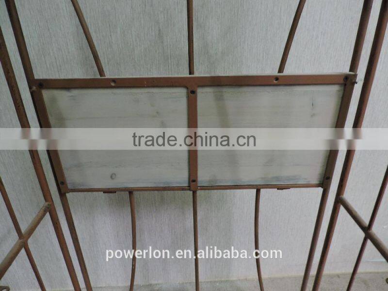 2015 New Design Antirust 3-tier wooden Folding Shelf