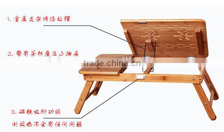 Vivinature wooden laptop desk and living room tablet desk
