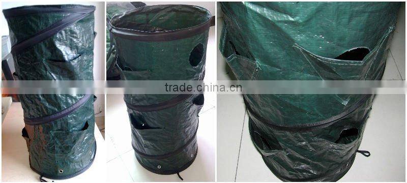 Pop up strawberry growing bag,pop up bag/strawberry tub/planter plastic grow bag