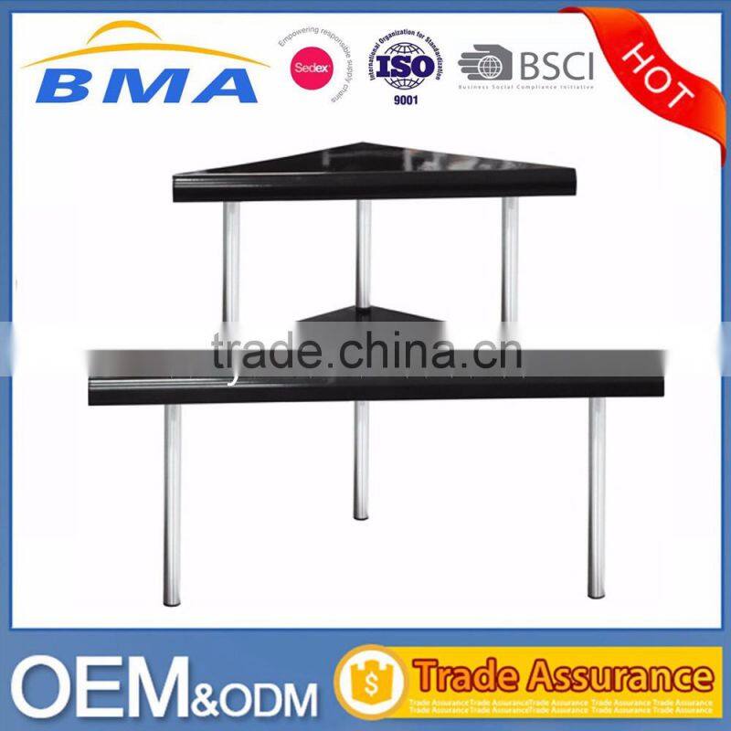 China Factory Kitchen and Home Stainless Steel Corner Storage Shelf