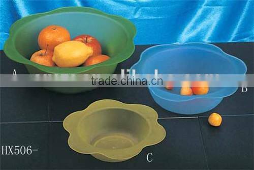 middle size frosted bowl/plastic plate