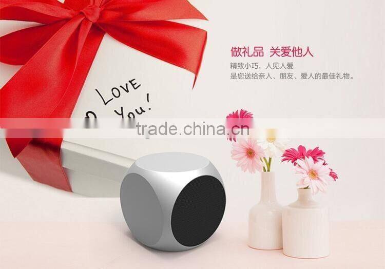 Mini Portable Wireless Bluetooth Speaker Creative Subwoofer Mini Cube Bluetooth Speaker For Notebook/Mobile Phone