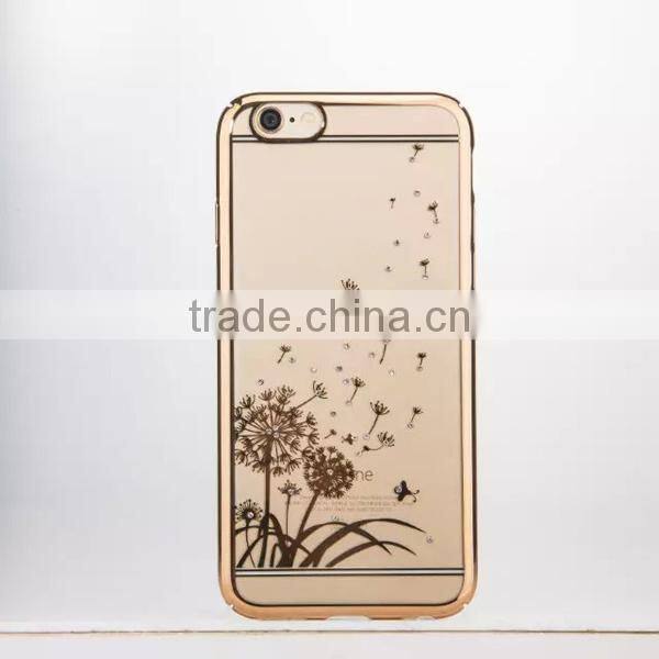 Wholesale Diamond Electroplate TPU Mobile Phone Case For iPhone 6 6Plus