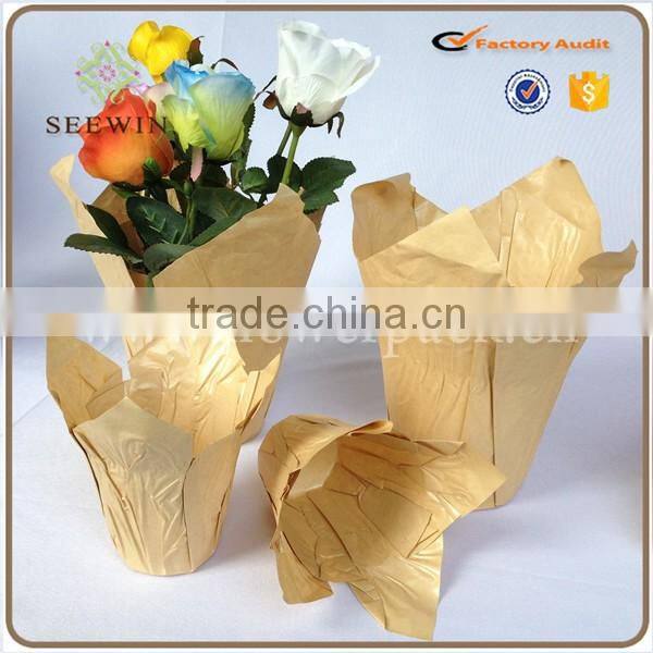 Cheap wholesale Flower Kraft paper Pots Cover