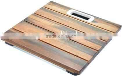 High Precision Wooden Bathroom Body Scale