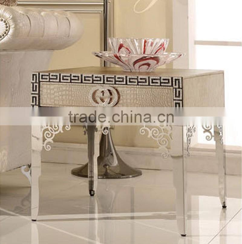 Fashional style stainless steel corner/side table/modern furniture B106-2