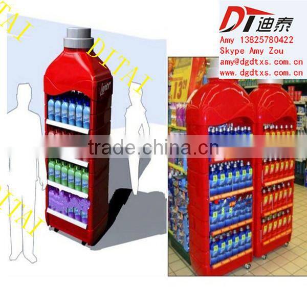 OEM design vacuum forming large display bottle