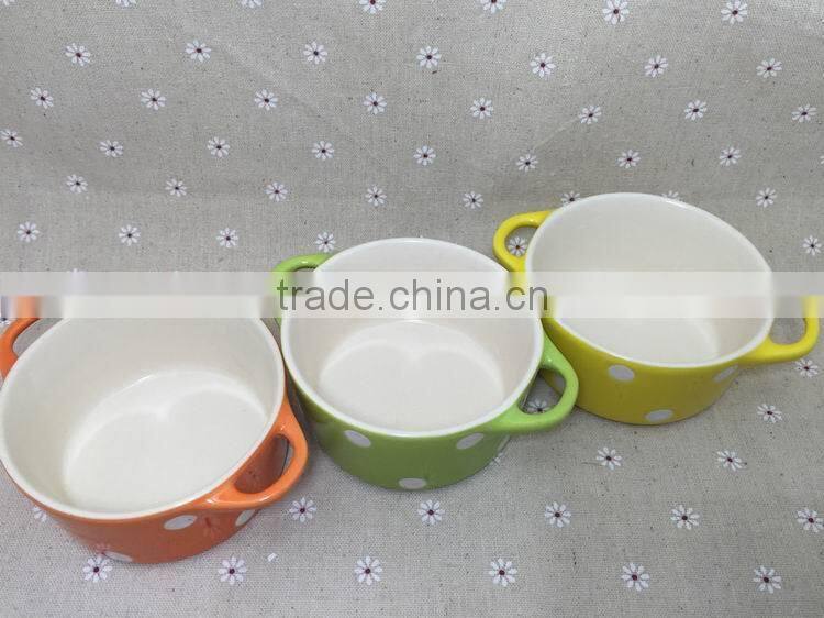 Wholesale stocked Personalized korean Ceramic Dinner Bowls
