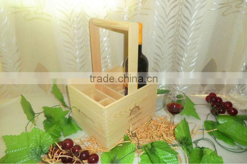 unfinished carving wine box